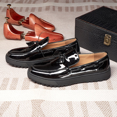 Mocasines Casuales de Cuero para Hombre con Borlas - Cómodos y Elegantes - Image 12
