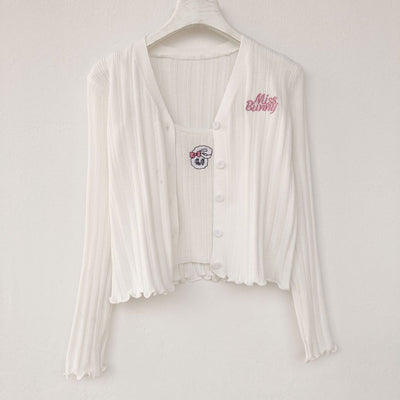 Cardigan Holgado Estilo Universitario para Mujer - Image 64