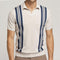 Polo Casual de Rayas para Hombre - Corte Slim Elegante Verano