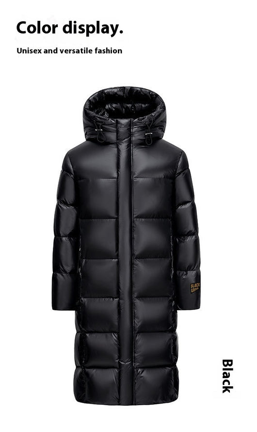Abrigo Largo Acolchado de Plumón de Ganso Premium - Corte Oversize Hasta la Rodilla - Image 12