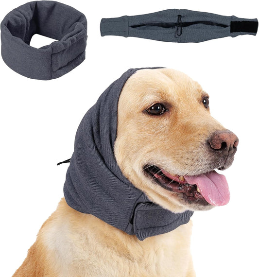 Protector Auditivo Calmante para Perros - Cobertura Ajustable contra Ruido y Ansiedad