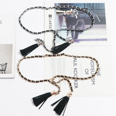 Cinturón de Cuerda con Flecos para Mujer - Accesorio de Falda - Image 7