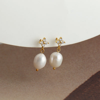 Aretes de Plata Esterlina 925 con Circonitas Trébol de Cuatro Hojas para Mujer - Image 12