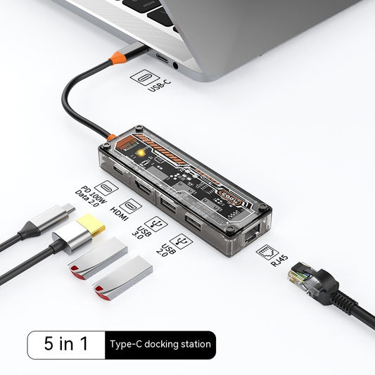 Docking Station Expansora para Portátiles - Convertidor USB Multifunción