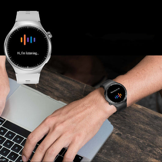 Reloj Redondo Grande con 7 Correas de Carga Inalámbrica