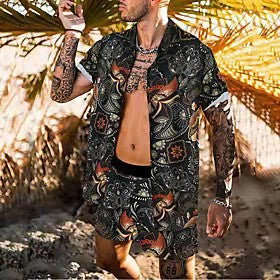Conjunto de Playa Suelto de Dos Piezas Estilo Europeo y Americano