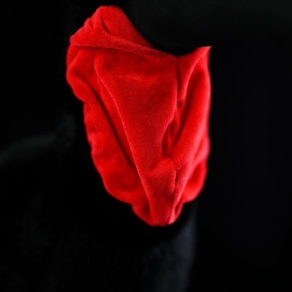 Peluche Pájaro Secretario Rojo - Juguete Realista de Ave Terrestre