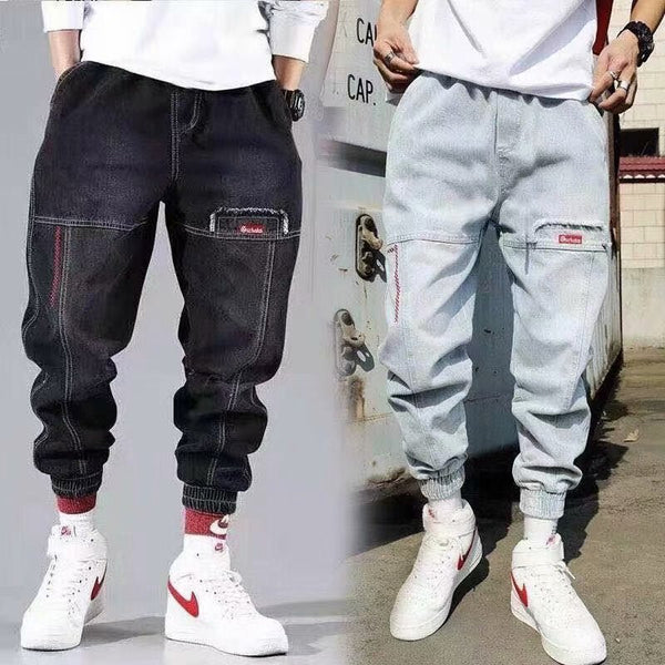 Pantalones Harem Casuales Talla Grande para Hombre