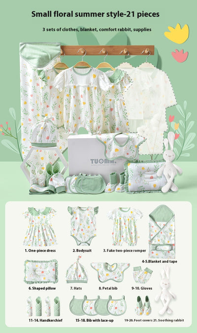 Conjunto de Ropa para Bebé Recién Nacido - Caja Regalo Verano Tela Ligera - Image 11
