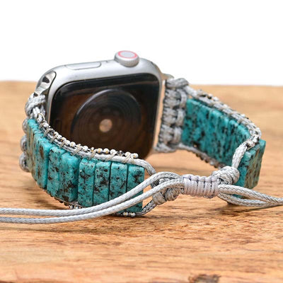 Reloj Bohemio con Pulsera de Piedra Ágata Azul - Diseño Minimalista - Image 8