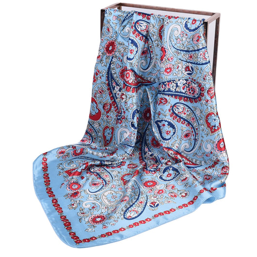 Pañuelo de Seda Estampado Anacardo Xinjiang Grande - Image 5