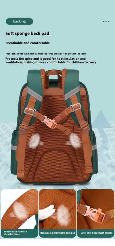 Mochila Escolar de Gran Capacidad Ligera y Resistente para Primaria - Image 29