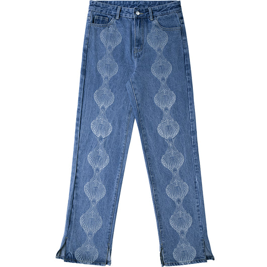 Jeans para Mujer con Cortes y Dobladillo Quemado - Image 11