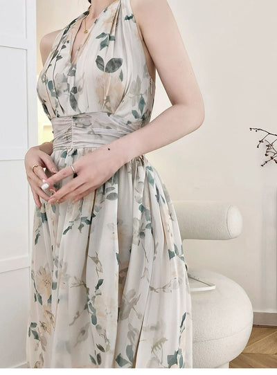 Vestido Floral Fragmentado para Niña - Estilo Celebridad - Image 3