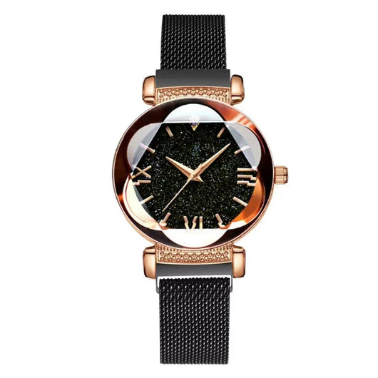 Reloj de Mujer Cielo Estrellado Magnético con Diseño Romano - Image 4