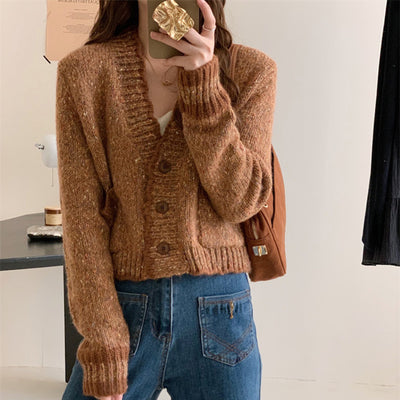 Cardigan Tejido Estilo Francés para Mujer - Suéter Primavera - Image 5