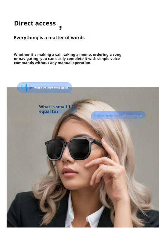 Gafas de Sol Inteligentes con Bluetooth y Llamadas Inalámbricas - Image 10