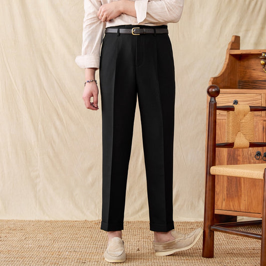 Pantalones de Cintura Alta con Corte 3D