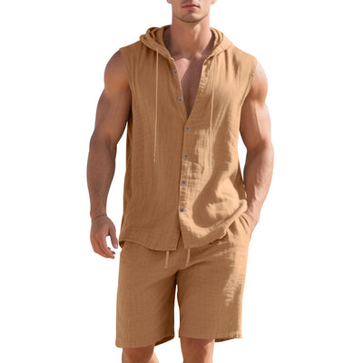 Conjunto de Bermudas y Camiseta sin Mangas para Hombre - Image 3