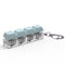 Azul Claro Key Cap Transparente