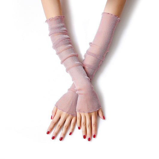 Protectores de Brazos en Encaje Ice Silk para Mujer - Guardabrazo Fresco para Conducir - Image 12