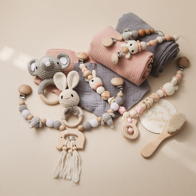 Conjunto Completo de Ropa y Accesorios para Recién Nacido - Kit Regalo Mes del Bebé