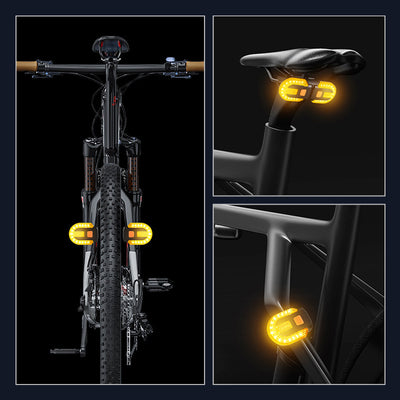 Luz Trasera Inteligente para Bicicleta con Control Remoto y Carga USB - Image 4