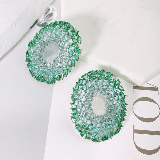 Aretes con Circonitas Incrustadas Estilo Europeo y Americano - Image 10