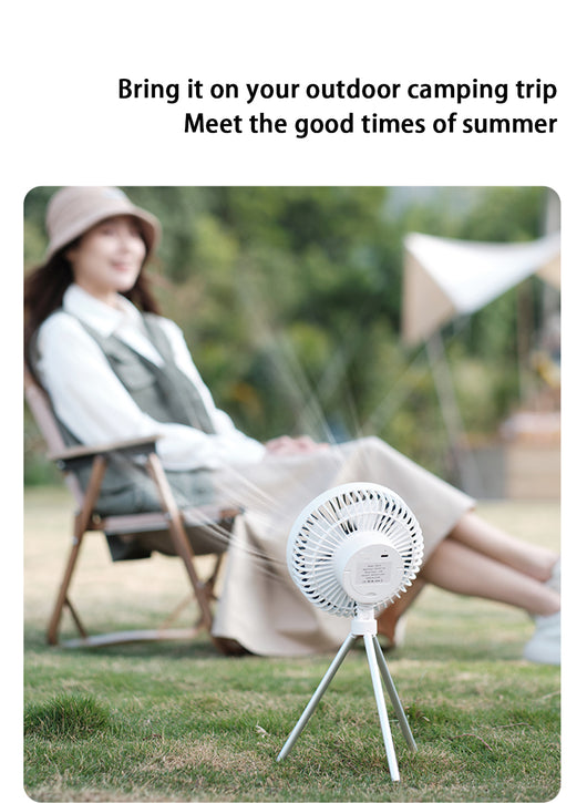Ventilador Portátil de Camping con Trípode - Colgable para Tienda de Campaña - Image 14