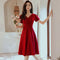 Vestido de Novia Vino Tinto Toast Bride - Diseño Elegante para Compromisos y Bodas