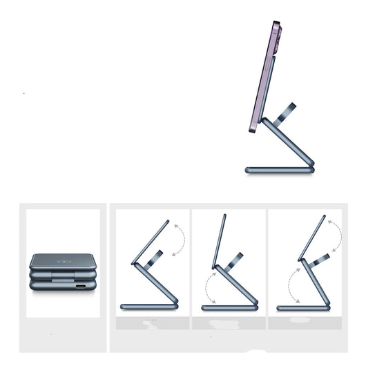 Cargador Inalámbrico 3 en 1 de Metal Plegable - Image 5