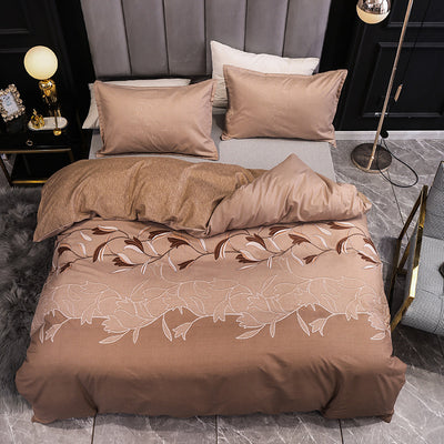 Juego de Cama de Tres Piezas con Funda Nórdica Lisa - Image 13