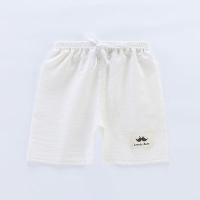 Pantalones Cortos de Algodón Slub para Niños - Ideales para Verano y Playa - Image 10