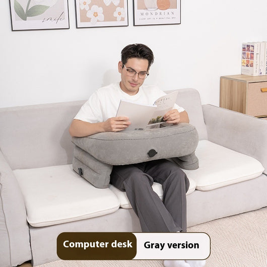 Mesa de Lectura Inflable Plegable con Almohada para Libros - Image 16