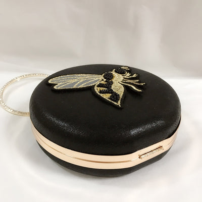 Cartera de Fiesta con Abalorios y Bordado de Abeja - Image 40