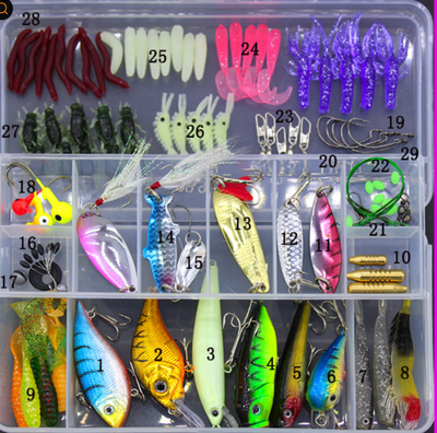 Set de Cebos Suaves Brillantes para Pesca - Image 8