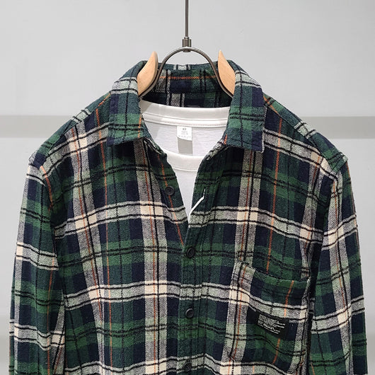 Camisa de Cuadros Verde en Algodón con Manga Larga - Image 4