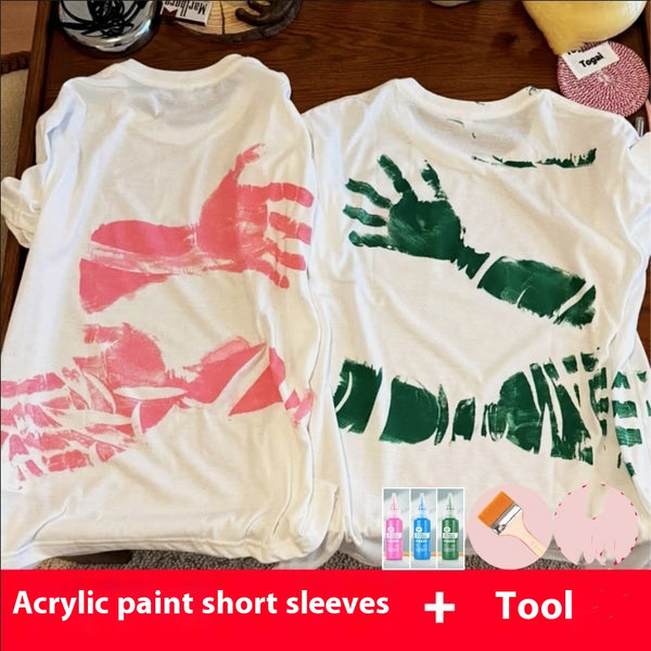 Playera para Pareja Blanca DIY Hug 520 - Regalo Romántico Personalizable