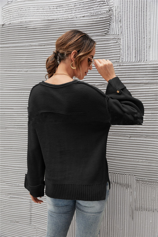 Suéter Pullover de Acrílico Liso para Mujer - Otoño Invierno - Image 21
