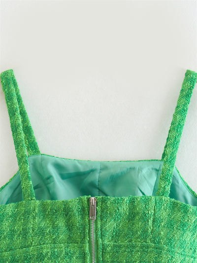 Blusa Corta con Espalda Calada y Cierre de Cremallera - Image 19