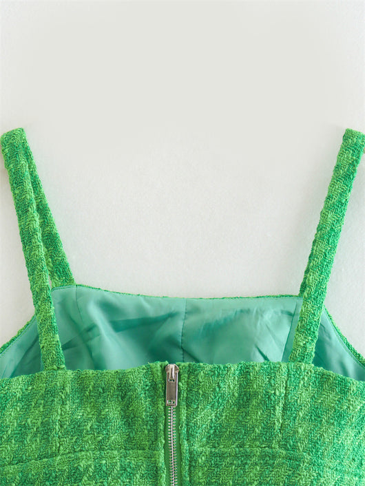 Blusa Corta con Espalda Calada y Cierre de Cremallera - Image 19
