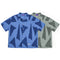 Camisa Hawaiana Casual de Cuello Cubano con Estampado