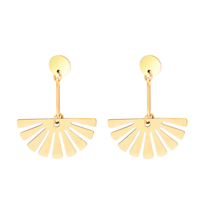Aretes Abanico para Mujer - Tendencia de Europa y América - Image 4