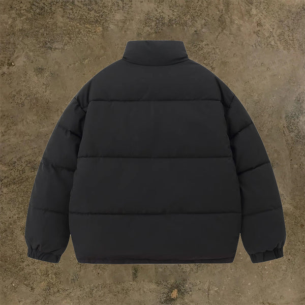 Abrigo Acolchado de Cuello Alto para Invierno