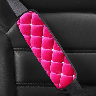 Protector de Cinturón de Seguridad Acolchado Diamante - Universal para Todas las Estaciones