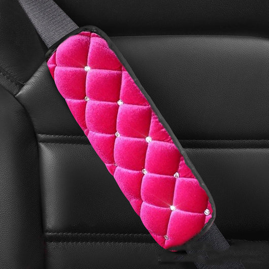 Protector de Cinturón de Seguridad Acolchado Diamante - Universal para Todas las Estaciones