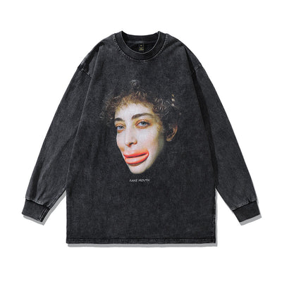 Playera Vintage de Manga Larga High Street - Image 11