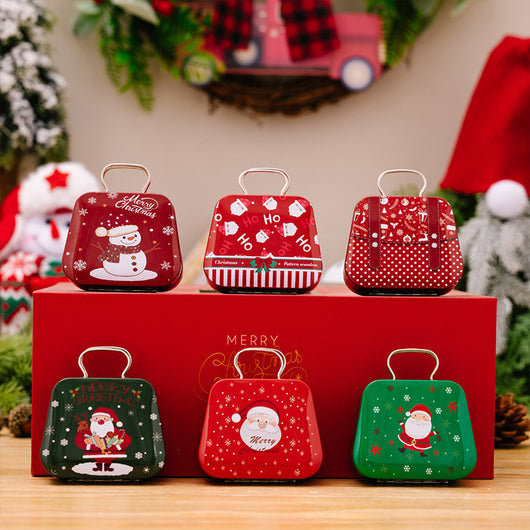 Caja de Dulces Navideña en Hojalata Estilo Bolso - Image 17