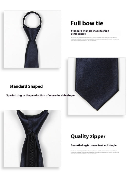 Corbata Elástica Lazy Zip para Hombre - Accesorio Formal Ejecutivo - Image 17