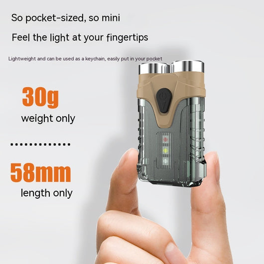 Linterna LED Recargable USB Llavero Portátil - Luz de Emergencia Multiusos - Image 5